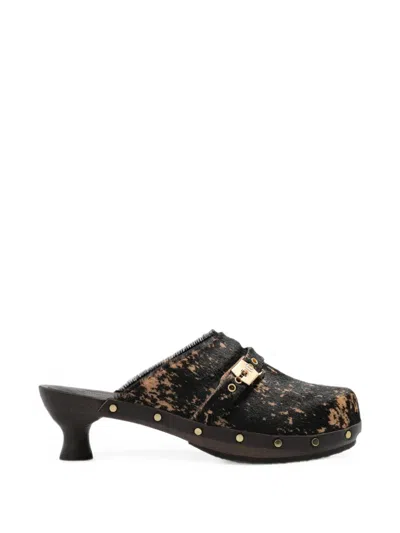 Scholl Pescura Clarie Mules In Black