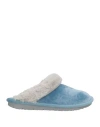 Scholl Woman House Slipper Sky Blue Size 8 Textile Fibers In Blue