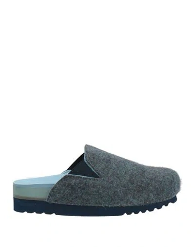 Scholl Woman House Slipper Slate Blue Size 5 Textile Fibers