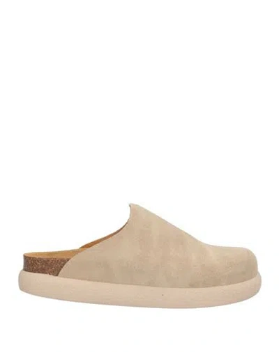 Scholl Woman Mules & Clogs Beige Size 8 Leather In Sand