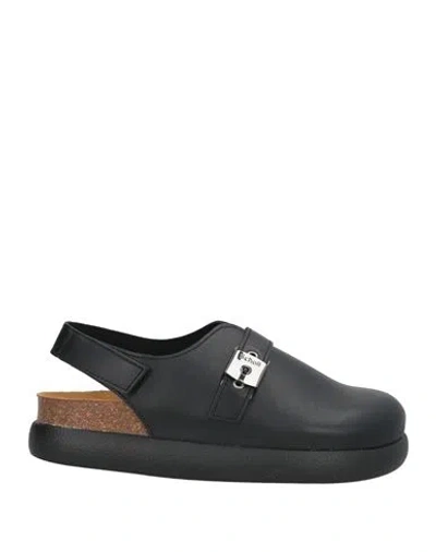 Scholl Woman Mules & Clogs Black Size 8 Leather