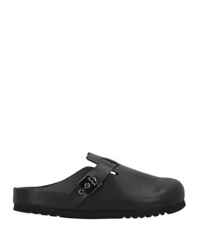 Scholl Woman Mules & Clogs Black Size 8 Leather