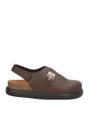 Scholl Woman Mules & Clogs Chocolate Brown Size 8 Leather In Brown
