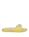 SCHOLL SCHOLL WOMAN MULES & CLOGS LIME GREEN SIZE 6 LEATHER