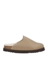 Scholl Woman Mules & Clogs Taupe Size 8 Leather In Gray