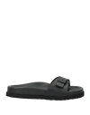 Scholl Woman Sandals Black Size 8 Synthetisches Material