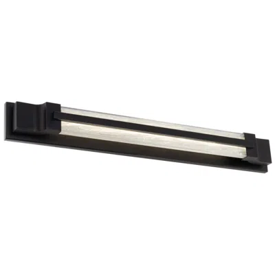 Schonbek Aberdeen 28" Wide Black Led Bath Light