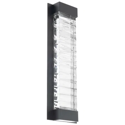Schonbek Beyond Echelon 6" Wide Black Clear Crystal 1-light Wall Sconce