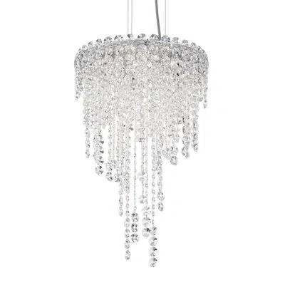 Schonbek Chantant 4-light Unique / Statement Tiered Chandelier In Heritage Handcut