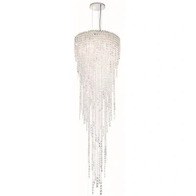 Schonbek Chantant 5 - Light Unique / Statement Tiered Chandelier In Heritage Clear