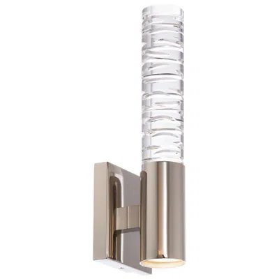 Schonbek Cru 13 3/4" High Polished Nickel Ada Led Wall Sconce