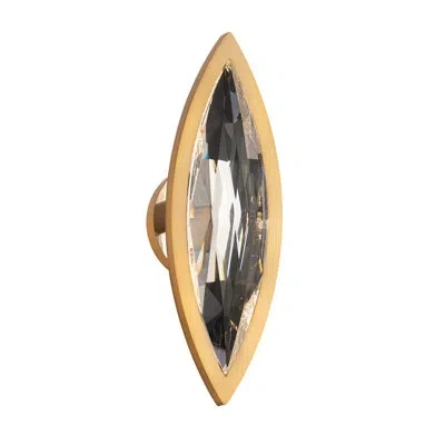 Schonbek Marchesa 1 Light Crystal Led Wall Sconce In Aged Brass