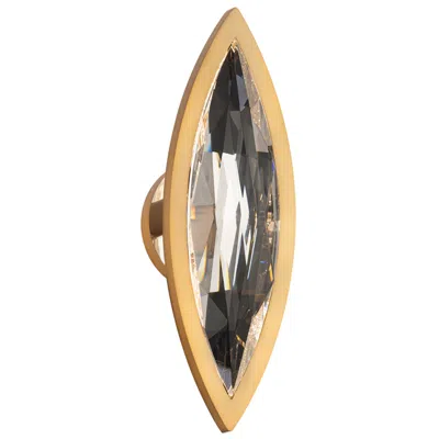 Schonbek Marchesa 17.75"h X 4"w 1-light Crystal Wall Sconce In Aged Brass
