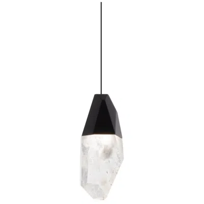 Schonbek Martini 2 3/4" Wide Black Crystal Led Mini Pendant