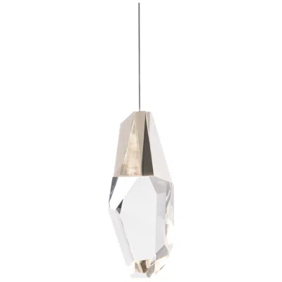 Schonbek Martini 6" Wide Polished Nickel Led Mini Pendant