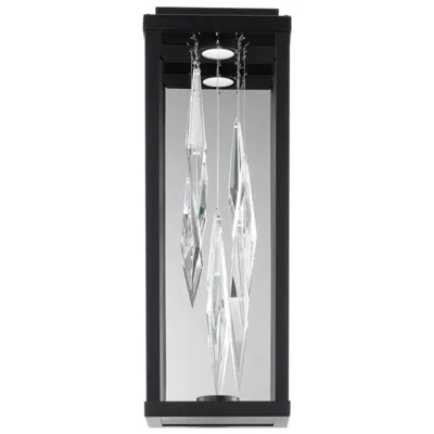 Schonbek Mirage 16 1/2" High Black Led Wall Sconce