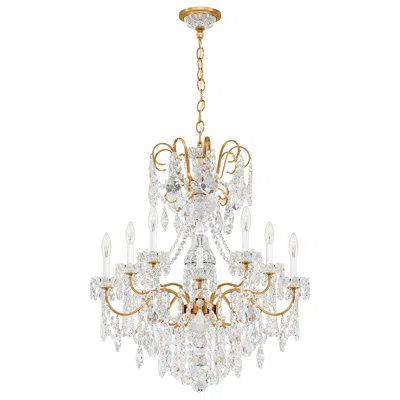 Schonbek New Orleans 31"h X 28"w 10-light Crystal Chandelier In Heirloom G In Multi