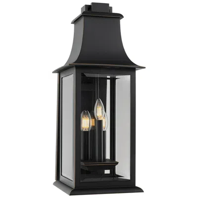 Schonbek Proctor 25.13"h X 9.63"w 3-light Outdoor Wall Light In Oil Rubbed Bronze