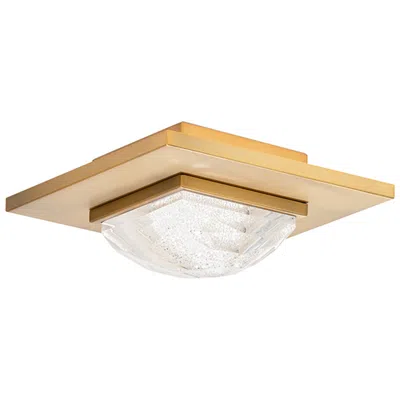Schonbek Promenade 9" Wide Aged Brass Led Ceiling Light