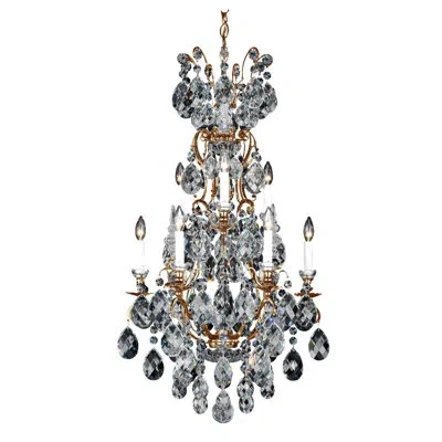 Schonbek Renaissance 10-light Candle Style Chandelier In French Gold,heritage Clear