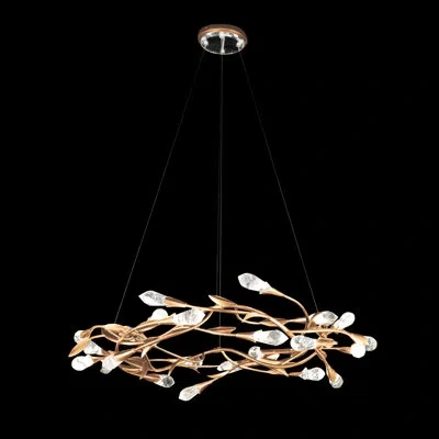 Schonbek Secret Garden 1 Light Pendant In French Gold
