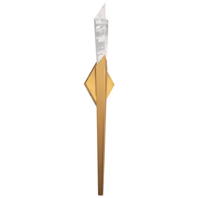 Schonbek Solitude 32" High Aged Brass Led Wall Sconce