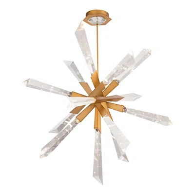 Schonbek Solitude 47 3/4"w Brass Led Sputnik Pendant Light
