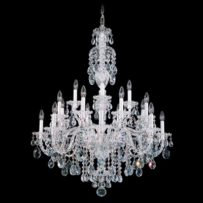 Schonbek Sterling Collection 34" Wide Crystal Chandelier