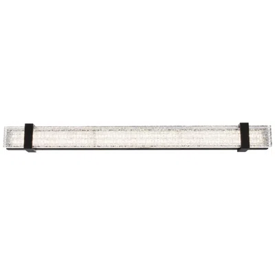 Schonbek Verandah 37" W Black Radiance Crystal Dust Led Bath Light