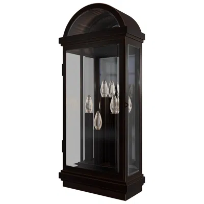 Schonbek Villenova 29"h X 12"w 4-light Outdoor Wall Light In Oil Rubbed Bronze