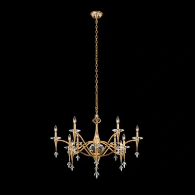 Schonbek Waverly 12 - Light Empire Chandelier In Antique Silver