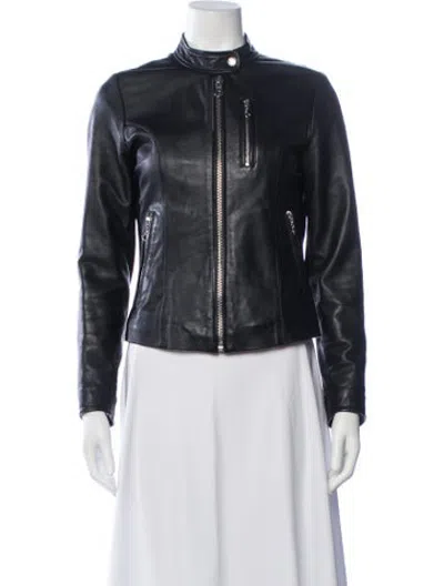 Pre-owned Schott Biker Jacket In Black
