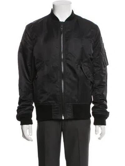 Pre-owned Schott Bomber Jacket In Black