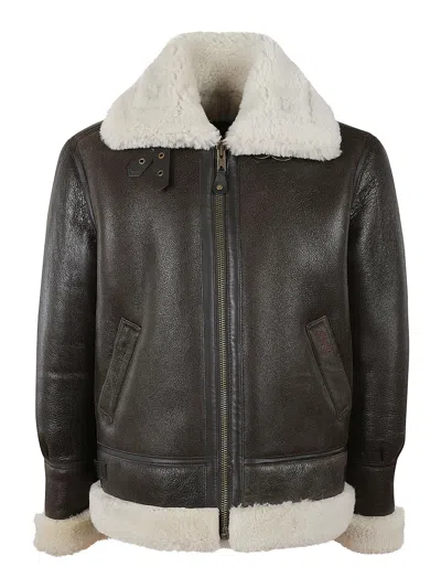 Schott Chaqueta De Cuero - Marrón In Brown