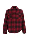 CHECK-PATTERN OVERSHIRT JACKET