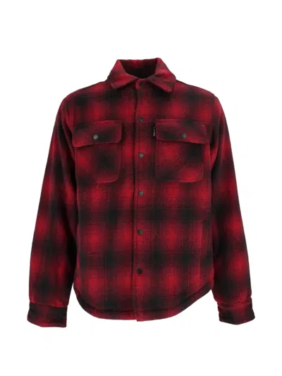 Schott Check-pattern Overshirt Jacket In Multi