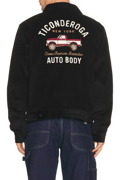 Schott Corduroy Mechanics Jacket In Black