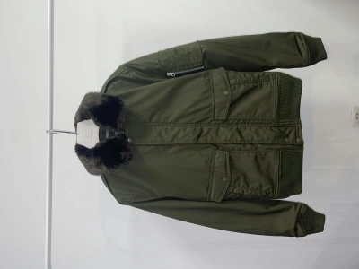 Pre-owned Schott Dswt!  Tactical Military Technical Bomber Jacket In Miltary Green