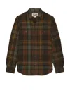 Schott Flannel In Green