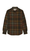 Schott Flannel In Green