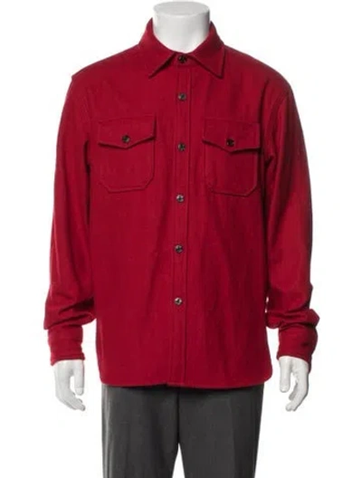 Pre-owned Schott Jacket In Red