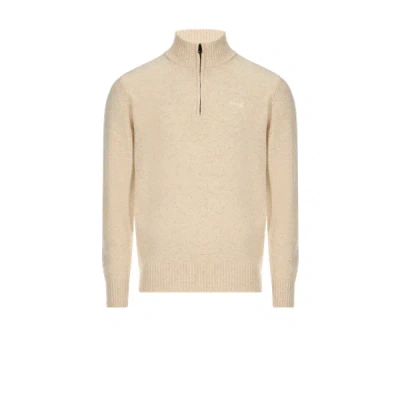 Schott Knit Sweater In Beige
