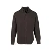 Schott Men's Cotton Flannel Shirt In Olive In Black