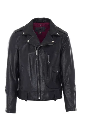 Schott Nyc Black Leather Jacket