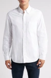 Schott Nyc Button-down Oxford Shirt In White