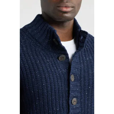 Schott Nyc Donegal Pullover Sweater In Blue