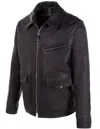 Schott N.y.c. Men Bison Delivery Jacket In Black In Multi