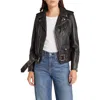 Schott Black Leather Jacket In Black