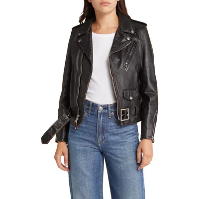 Schott Black Leather Jacket