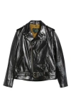 Schott Nyc Cowhide Moto Jacket In Black